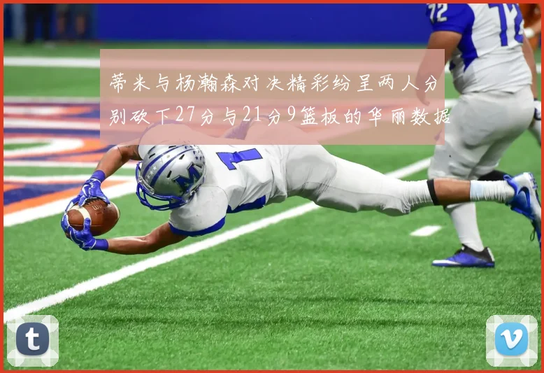蒂米与杨瀚森对决精彩纷呈两人分别砍下27分与21分9篮板的华丽数据
